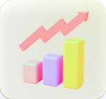 Grafik pertumbuhan bisnis